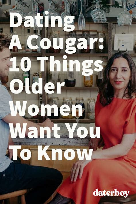 is dating a cougar wrong